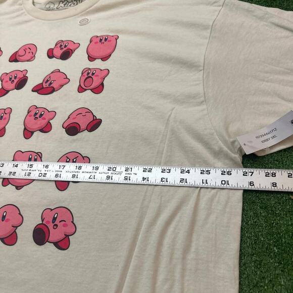 Retro Japanese Kirby T-Shirt (Off-white/cream) - Picture 2 of 5
